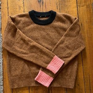 Brown and Pink Women’s  Sweater A.L.C. Alpaca blend